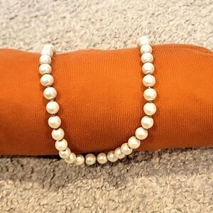 Vintage strong magnetic therapy pearl necklace